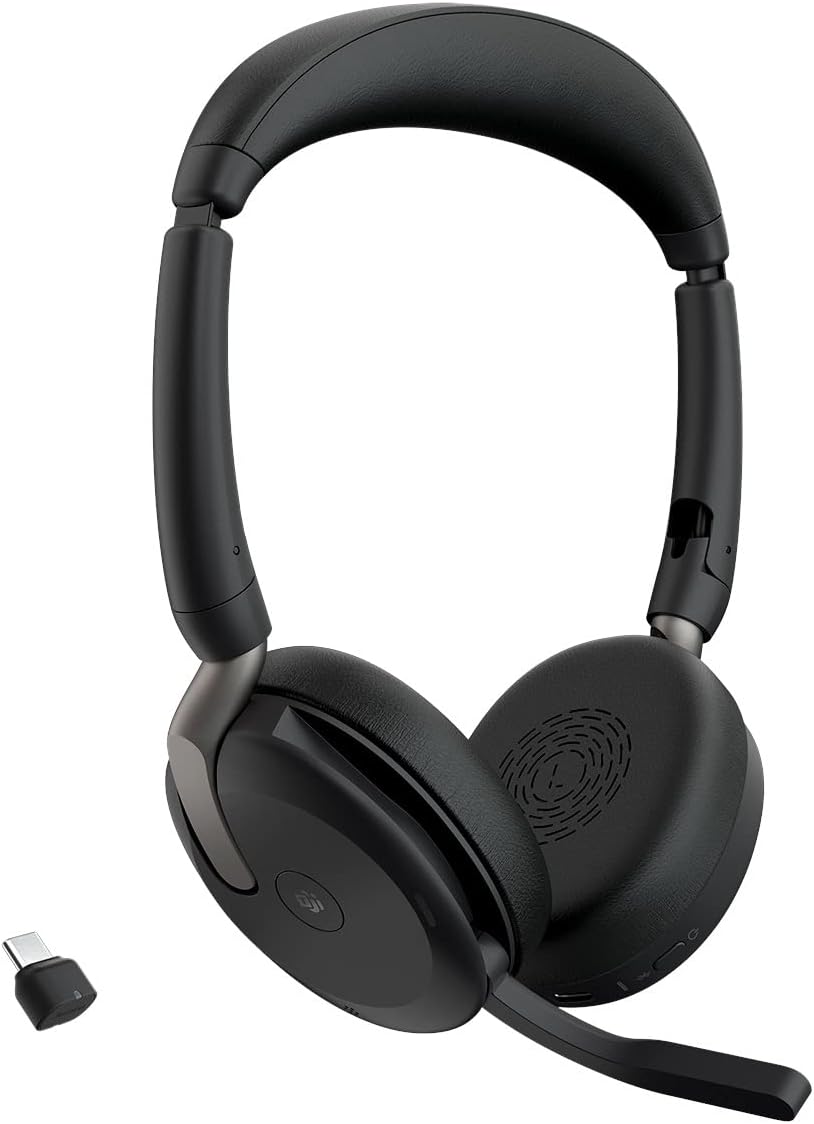 Jabra Headset Evolve2 65 Flex Wireless Stereo Jabra Headset Evolve2 65 Flex Wireless Stereo